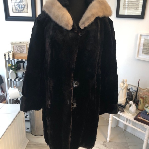 Mink Avant Garde Coat - Picture 2 of 4